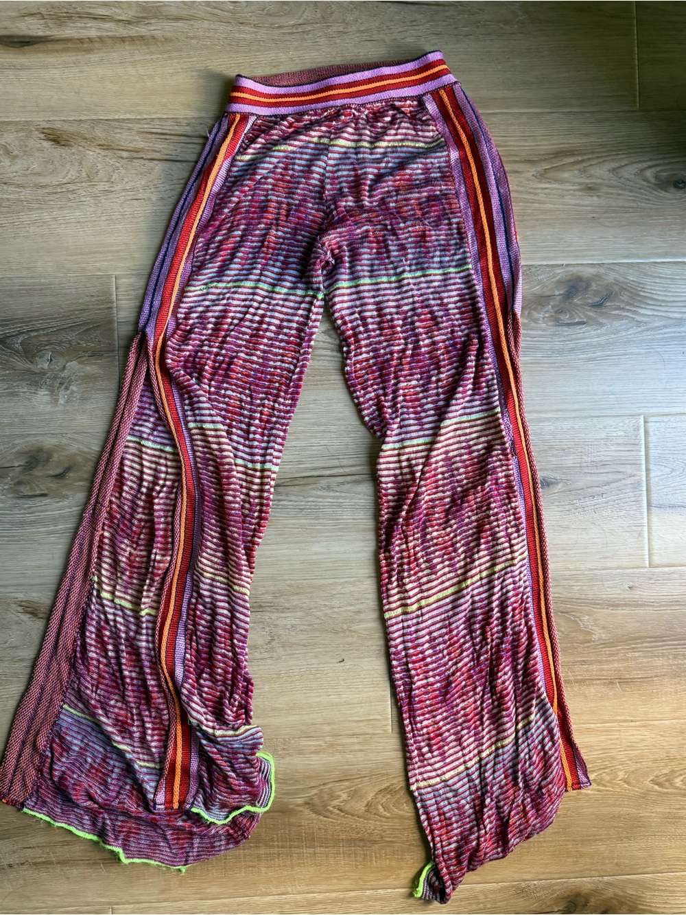 Cecila Prado Striped Bohemian inspired design Pant